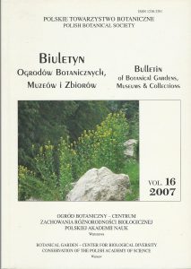 Biuletyn Ogrodów Botanicznych