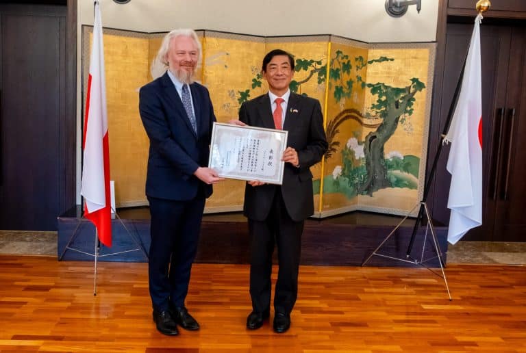 Diploma for Dr. Pawel Kojs