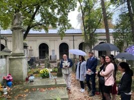 Przed Grobem Leona Barszczewskiego