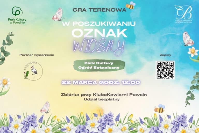 Join us for an outdoor game - In search of signs of spring!