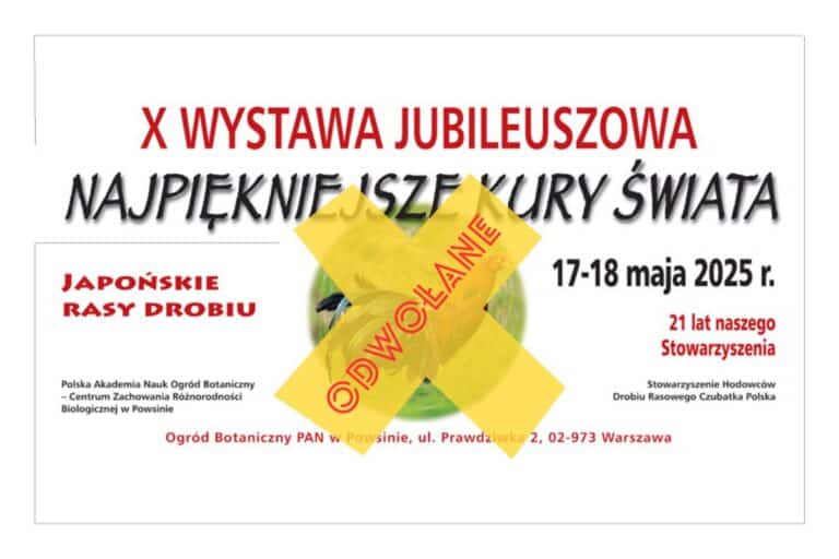 X Exhibition of the Most Beautiful Hens of the World - canceled!