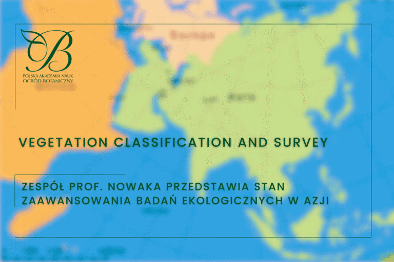 Ukazał się numer specjalny Vegetation Classification and Survey, w&nbsp;którym&nbsp;zespół prof.&nbsp;Nowaka przedstawia stan zaawansowania badań ekologicznych w&nbsp;Azji