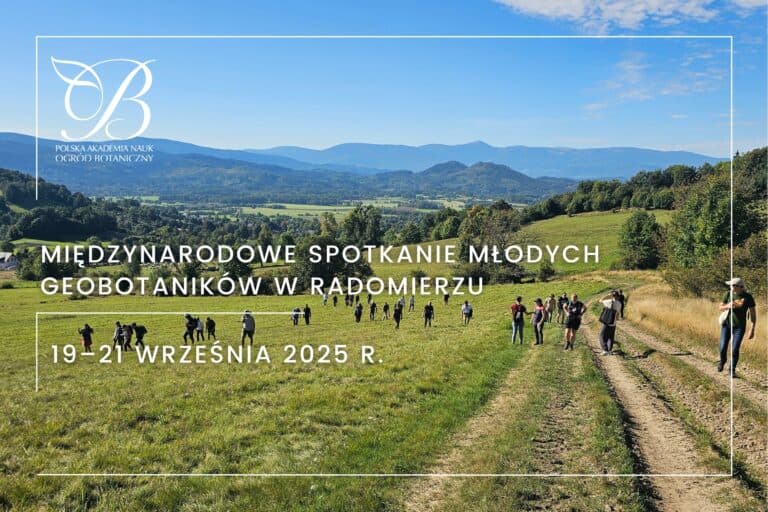 Międzynarodowe spotkanie młodych geobotaników w&nbsp;Radomierzu 