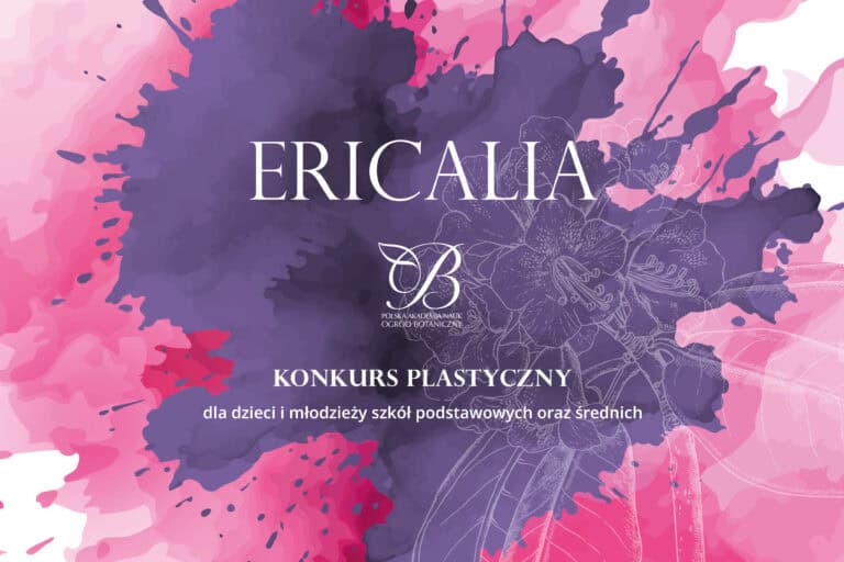Przypominamy o&nbsp;konkursie plastycznym – „Ericalia 2025”!