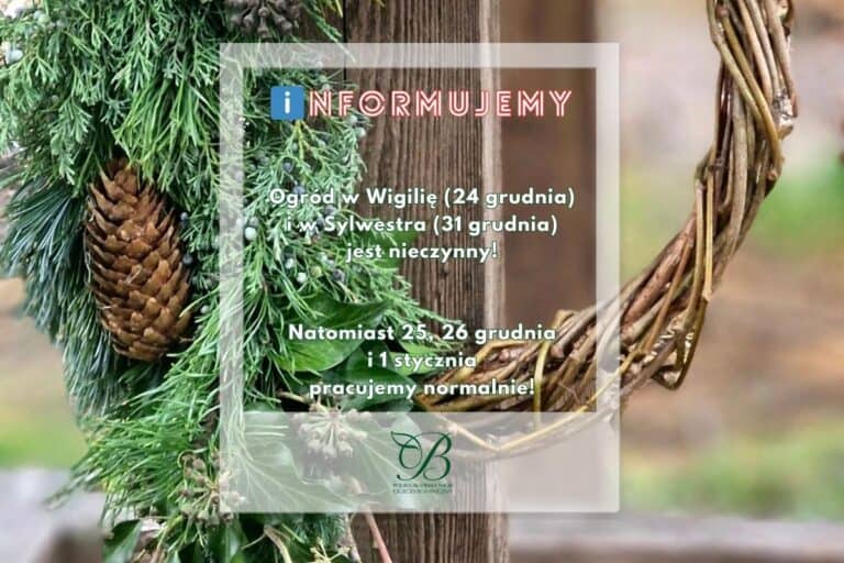 Kiedy jesteśmy otwarci w&nbsp;trakcie świąt?