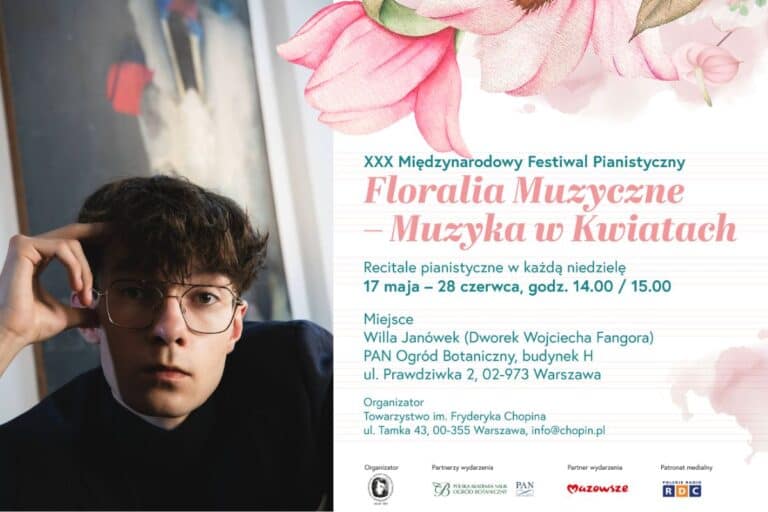 „Floralia Muzyczne – Muzyka w Kwiatach” 2026 – Estrada Młodych – 14 czerwca